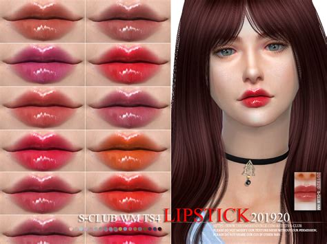 The Sims Resource S Club Wm Ts4 Lipstick 201920