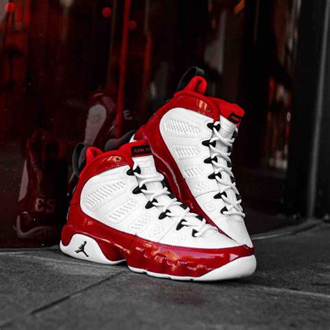 Air Jordan 9 Retro Bg Gym Red Pk Shoes