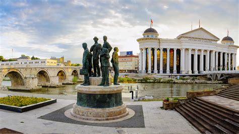 Of all the yugoslav territories, macedonia was the only one that gained independence peacefully. Skopje Capital of Macedonia