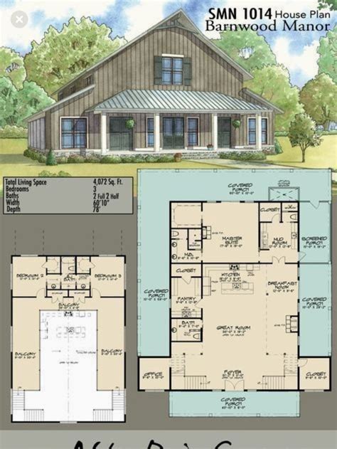 Pin By Val Lucas On Cabins And Cottages Barn House Plans Barn Style