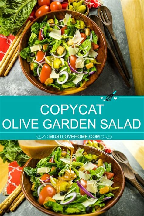 Copycat Olive Garden Salad Recipe Must Love Home