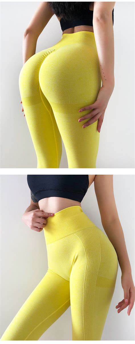 Women Best Selling High Waisted Seamless Peach Buttock Yoga Pants