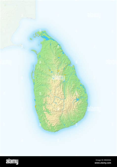 Map Of Sri Lanka Hi Res Stock Photography And Images Alamy