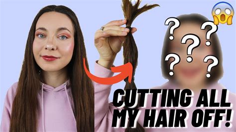 Cutting Off And Donating My Hair Youtube