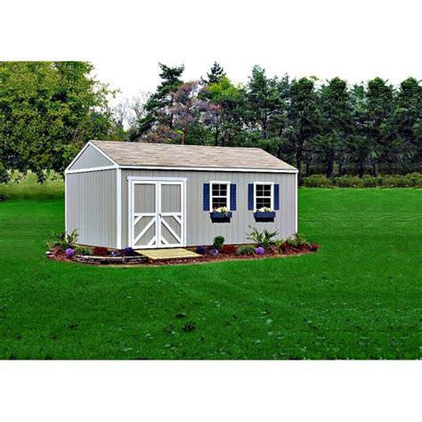 Sheds are great to use in. Handy Home Columbia 12x24 Wood Storage Shed w/ Floor (18223-5)