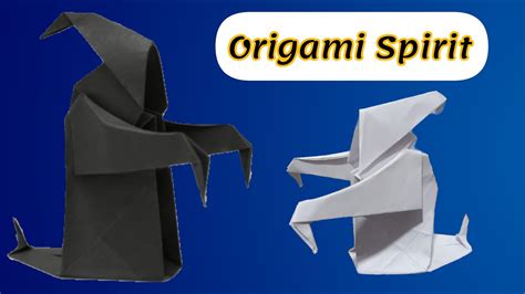 Origami Spiritorigami Ghost Youtube