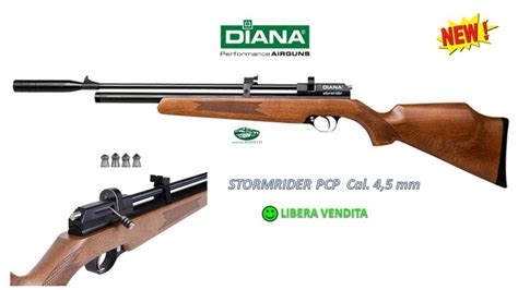 Diana Stormrider Pcp Cal Mm Aria Compressa Co Carabine Pcp Aria Precompressa Compra
