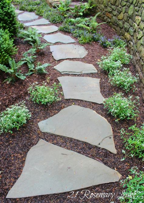 Slatewalkway Garden Flagstone Garden Stepping Stones Garden Walkway