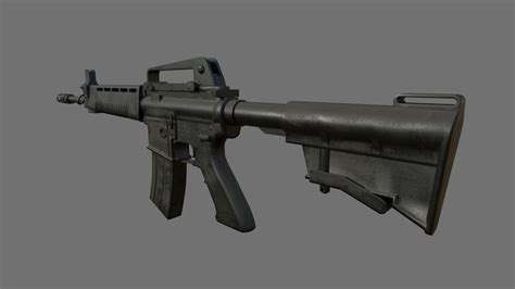 3d Model T91 Assault Rifle 3d Model With Pbr Texture Vr Ar Low Poly