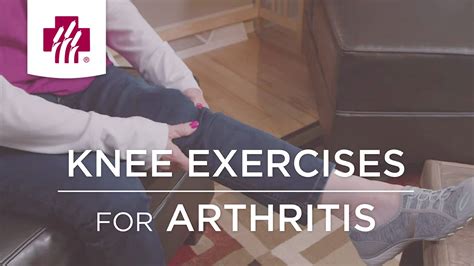 Knee Exercises For Arthritis Youtube