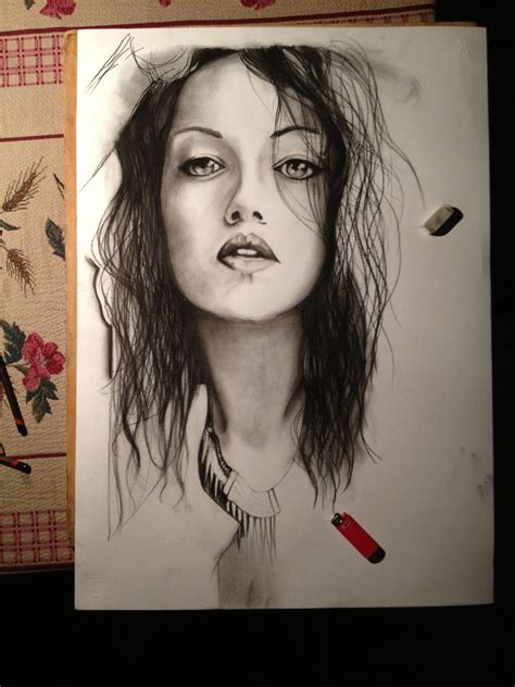 Charcoal On Paper 50x70