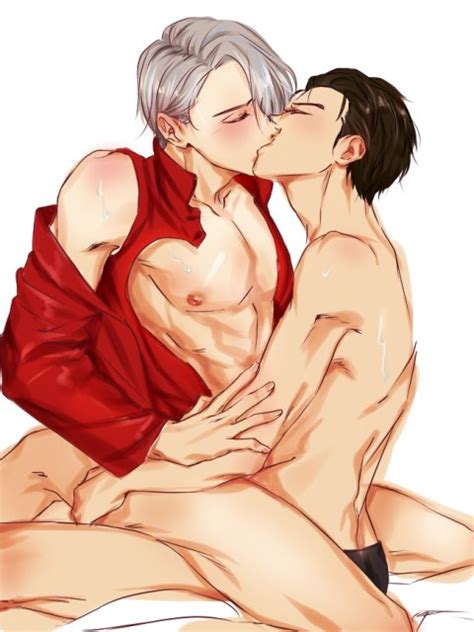 Rule 34 2boys Anal Canon Couple Gay Katsuki Yuuri Kissing Male Male Focus Male Only Sex Viktor