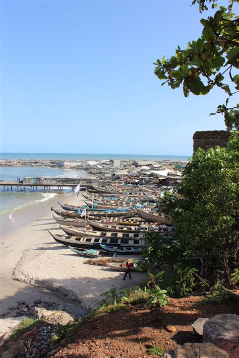 Beach With Canoes In Accra Ghana In 2019 Ghana Travel Accra