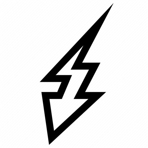 Arrow Bolt Electricity Energy Flash Lightning Power Icon