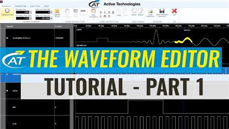 The Waveform Editor Tutorial Part 1 Youtube
