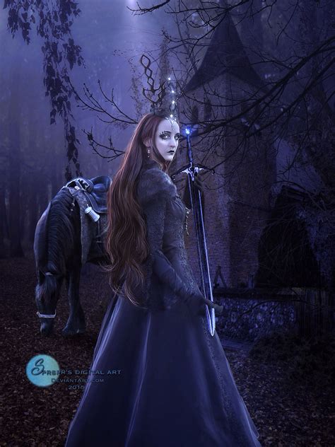Sad Gothic Queen By Sprsprsdigitalart On Deviantart