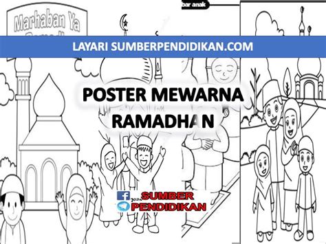 Poster Mewarna Ramadhan Sumber Pendidikan