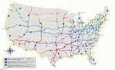 Map Of United States Interstate Highway System