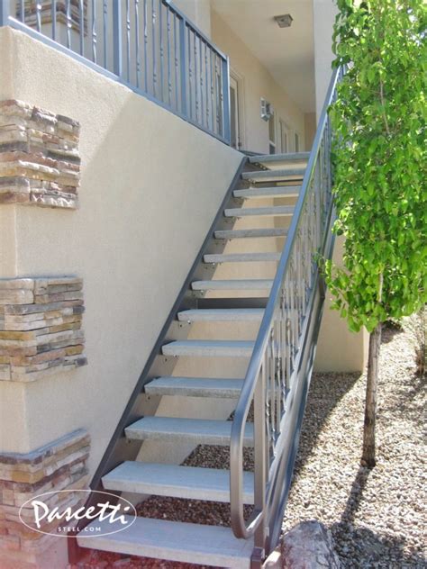 Residential Exterior Stairs Pascetti Steel Design Inc