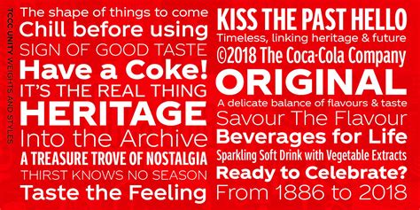 The New Coca Cola Font