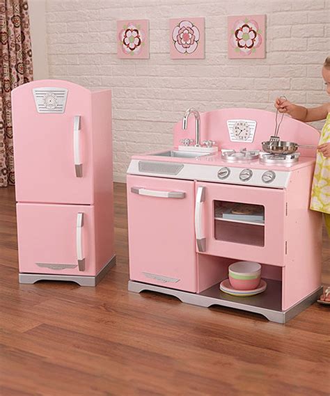 Maybe you would like to learn more about one of these? KidKraft Pink Stove & Refrigerator Retro Kitchen Set ...