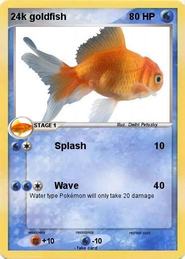 Pokémon 24k Goldfish Splash My Pokemon Card