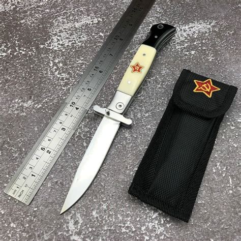Soviet Russian Nkvd Finka Knife Folding Pocket Hunting Knife Etsy