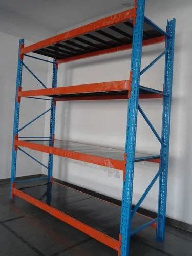 Orangeblue Mild Steel 4 Shelves Ms Heavy Duty Rack Storage Capacity