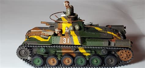 Japanese Tank Type 97 Plastic Model Military Vehicle Kit 135