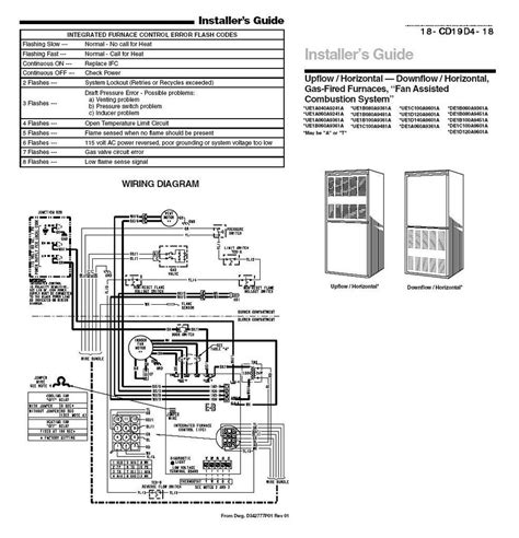 Attach the wires to the terminals on the furnace using the color code and diagram provided with the thermostat and/or the furnace or air handler. Trane Xe90 Wiring Diagram