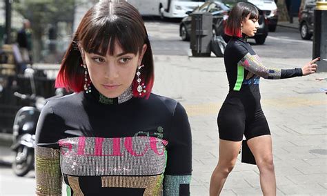 Charli Xcx Puts On A Very Leggy Display In Tiny Lycra Shorts As She