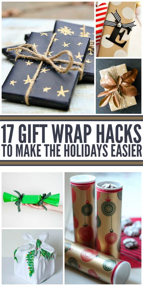 17 T Wrap Hacks To Make The Holidays Easier Diy Christmas Presents