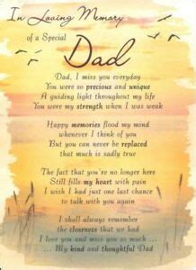 We have chosen both traditional and some brand new poems for your precious dad's funeral. 💔Grave Card IN LOVING MEMORY OF A SPECIAL DAD Poem Verse ...