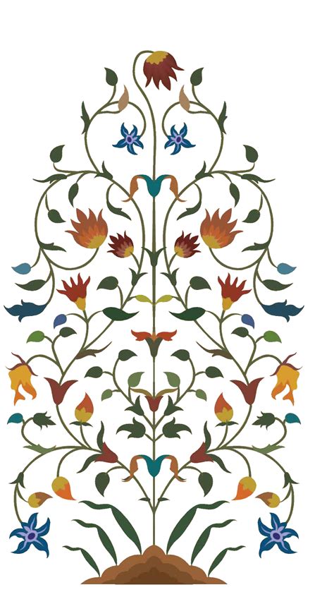 Print Mughal Flower Motif Bunch 1 Thousand Results Found On Yandex