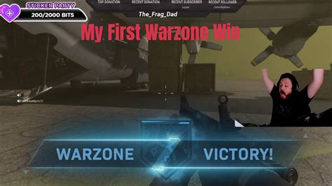 My First Win In Warzone With My Son Youtube