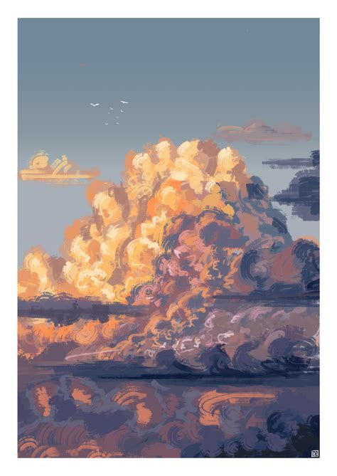 Sunsetsunrise Cloud Painting By Msacrasss On Deviantart