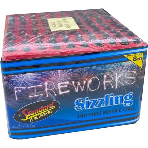 Sizzling Screaming Missiles 100 Shot Barrage London Fireworks Shop