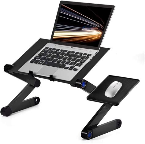 Foldable Aluminum Laptop Desk Portable 360°adjustable Laptop Desk