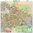 Burbank California Street Map 0608954