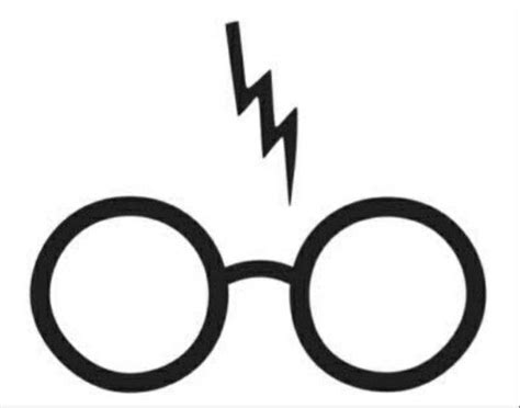 Harry Potter Stencils Harry Potter Clip Art Harry Potter Glasses