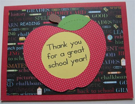 Carol Harterys Creations Thank You For A Great School Year