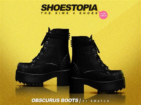 Shoestopia — Obscurus Boots Download Simsdom Download This