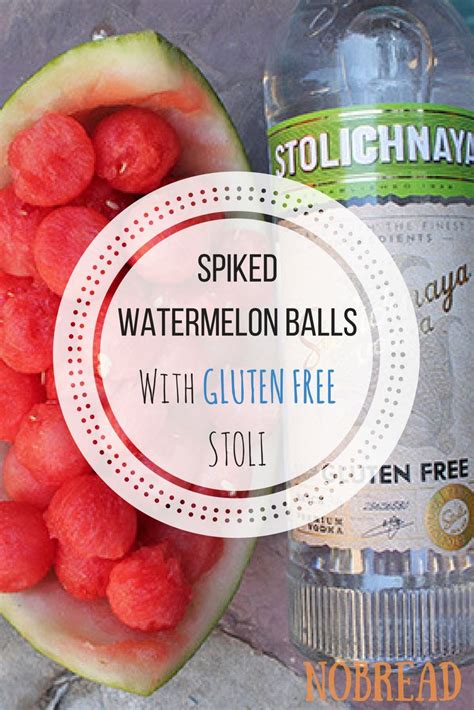 Spiked Watermelon Balls Spiked Watermelon Watermelon Ball Gluten