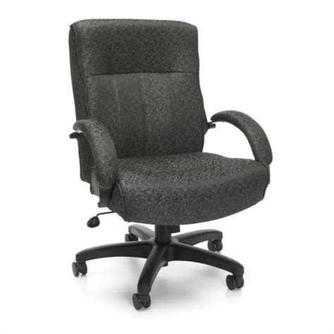 Big and tall people's office chairs frames are bigger than standard office chairs. OFM Big and Tall Executive Mid-Back Office Chair Chairs in ...
