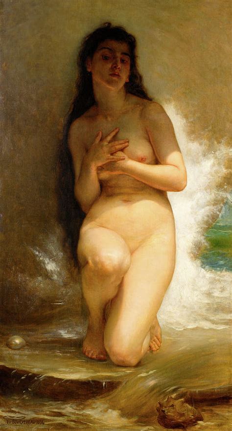 The Pearls Painting By William Adolphe Bouguereau Pixels