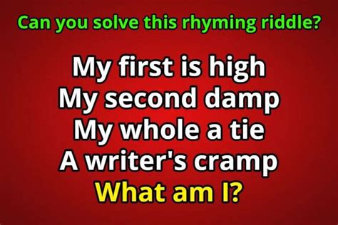 Riddles That Rhyme Can You Solve Them All Riddlester