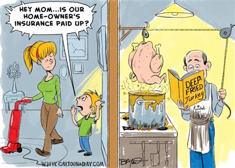 Maybe you would like to learn more about one of these? Fried Turkey for Thanksgiving Disaster Cartoon Cartoon