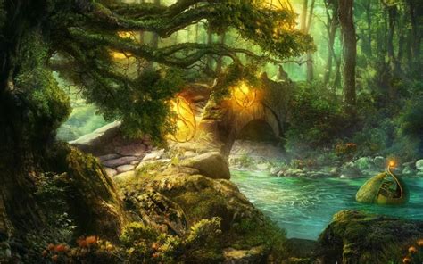 Hd Wallpaper Fairy Tale Forest Background 695677 Hd Wallpaper