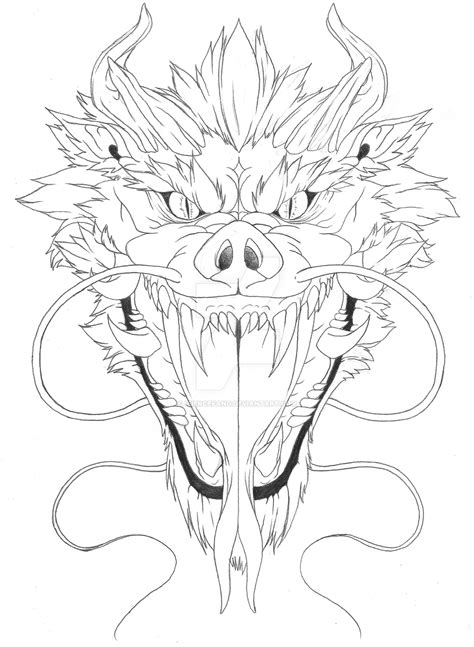 Dragon Front Facial By Ifiercefang On Deviantart