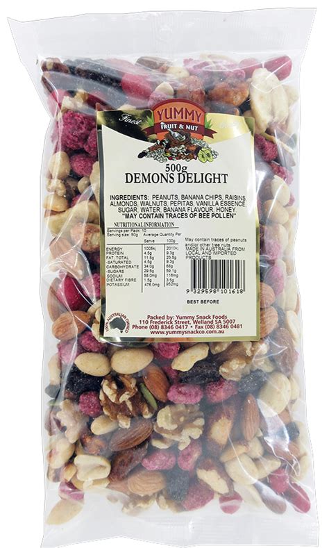Demons Delight 500g Yummy Snack Foods